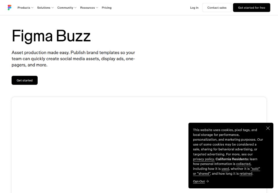 Frozen desktop buzz page