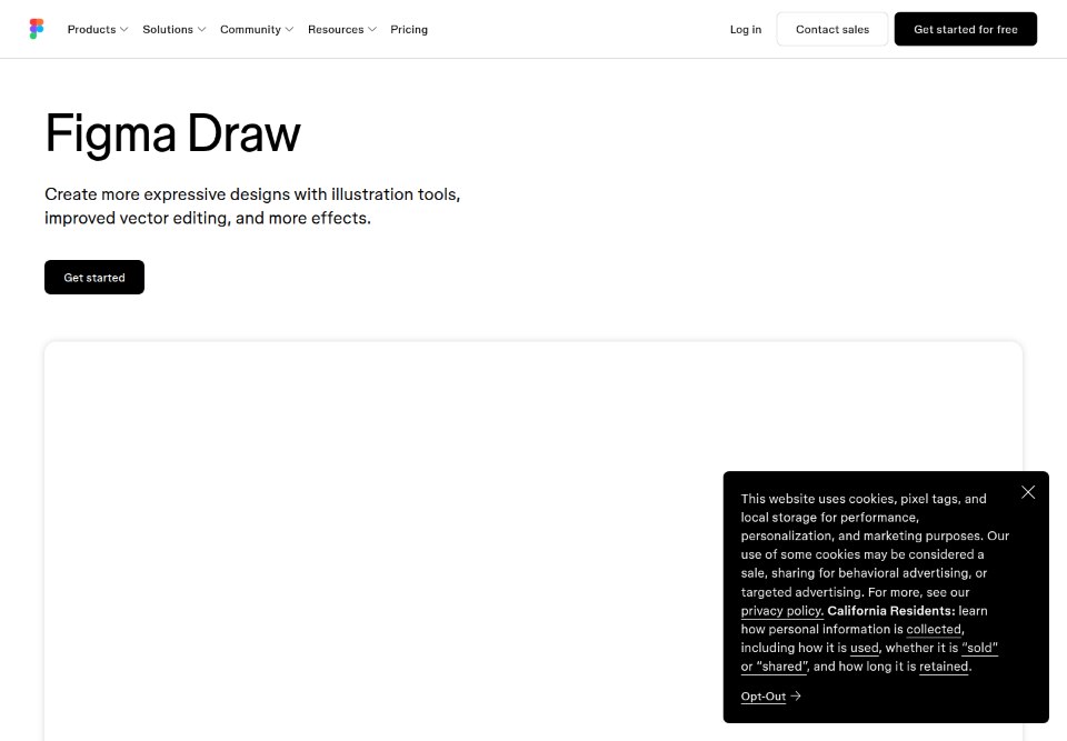 Frozen desktop draw page